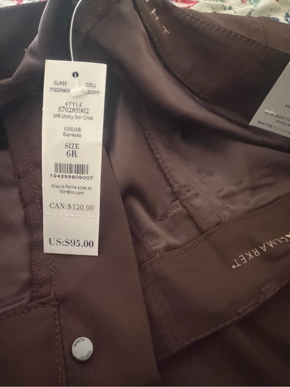 WHBM Crop Trousers -6R - Picture 6 of 6